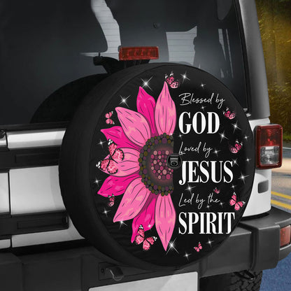 Petthouse | God Jesus Spirit Spare Tire Cover Christian Tire Protector Bible Verse Gift Truck Decoration God's