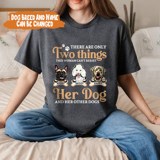 Petthouse | Customized Dog T-shirt, Gift For Dog Enthusiasts, Cynophile, There Are Only Two Things