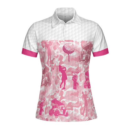 Petthouse | Pinky Golf Polo Shirt, Golfer Women Grandma Grandmothers Golf Lovers Gift