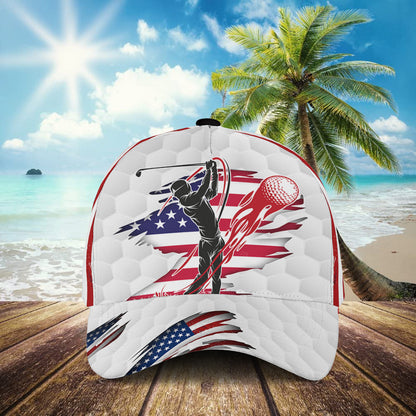 Petthouse | Golf Player American Flag Classic Caps Golf Baseball Cap American Patriot Baseball Cap Women