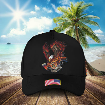 Petthouse | American Firefighter Baseball Cap American Eagle Baseball Cap Firefighter Best Gift