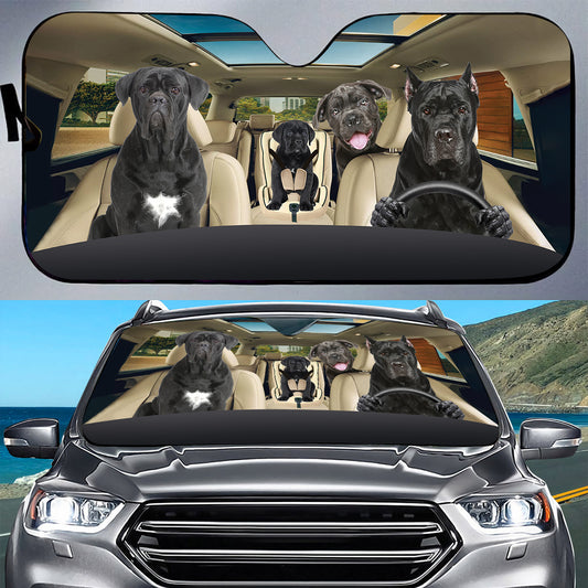 Petthouse | Cane Corso Sun Shade Car Sun Visors Dog Dad Gift Auto Sunshade For Windshield Dog Lover Gift