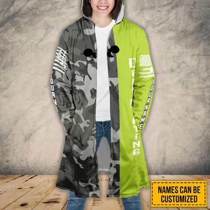 Petthouse | Customized Camo Pattern Hooded Cloak, Deer Hunting Hooded Cloak, Hunter Dad Gift, Deer Hunter Gift