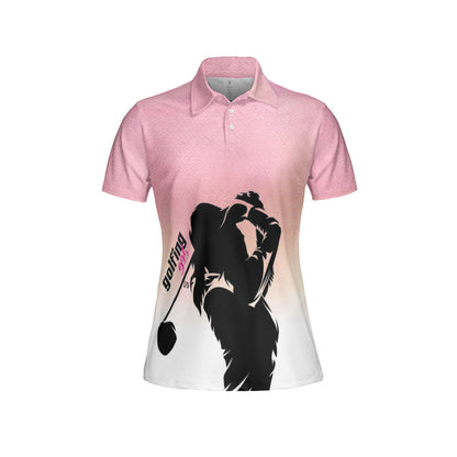 Petthouse | Golfing Girl Polo Shirt, Golfer Player Mom Women Polo Shirt, Golfaholic Gift Christmas Day