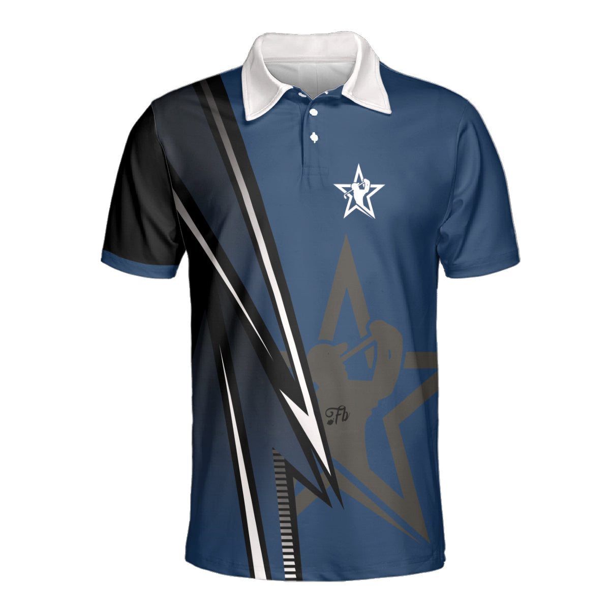 Petthouse | Golf Star Polo Shirt Golf Logo Polo Shirt Unisex Born To Play Golf Unisex Polo Shirt