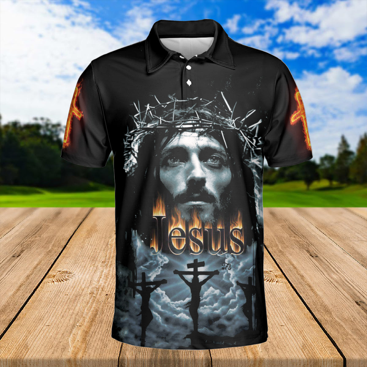 Petthouse | Jesus Is My Savior Polo Shirt Unisex Polo For Men Jesus Christian Religion Unisex Polo Shirt