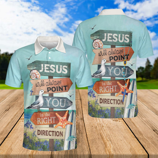 Petthouse | Jesus Nautical Theme Polo Jesus Christian Religious Polo Shirts Faith Gift Women Worship