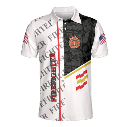 Petthouse | Firefighter Polo Shirt Firefighter First In Last Out Gift For Fireman Unisex Polo Shirt