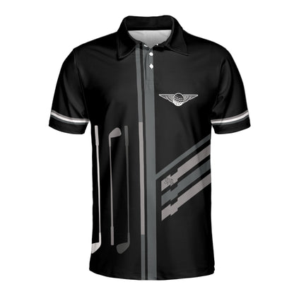 Petthouse | Golf Premium Polo Shirt Golf Ball Logo Mens Polo Shirt Golf Lover Gift Unisex Polo Shirt