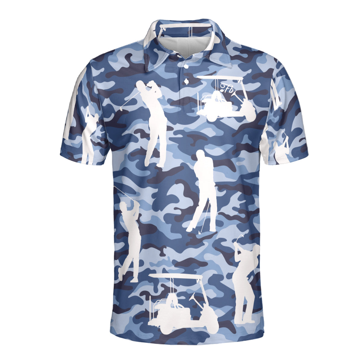 Petthouse | Golf Camo Polo Shirt Golf Cart Golf Player Gift Ideas Unisex Polo Shirt