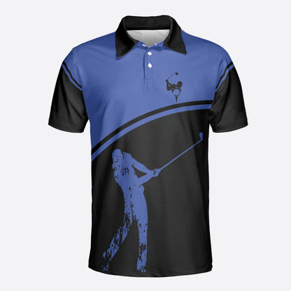 Petthouse | Golfman Polo Shirt, Golf Swing Polo Shirt, Golf Shirts, Golf Player Gift, Golf Dad Gift