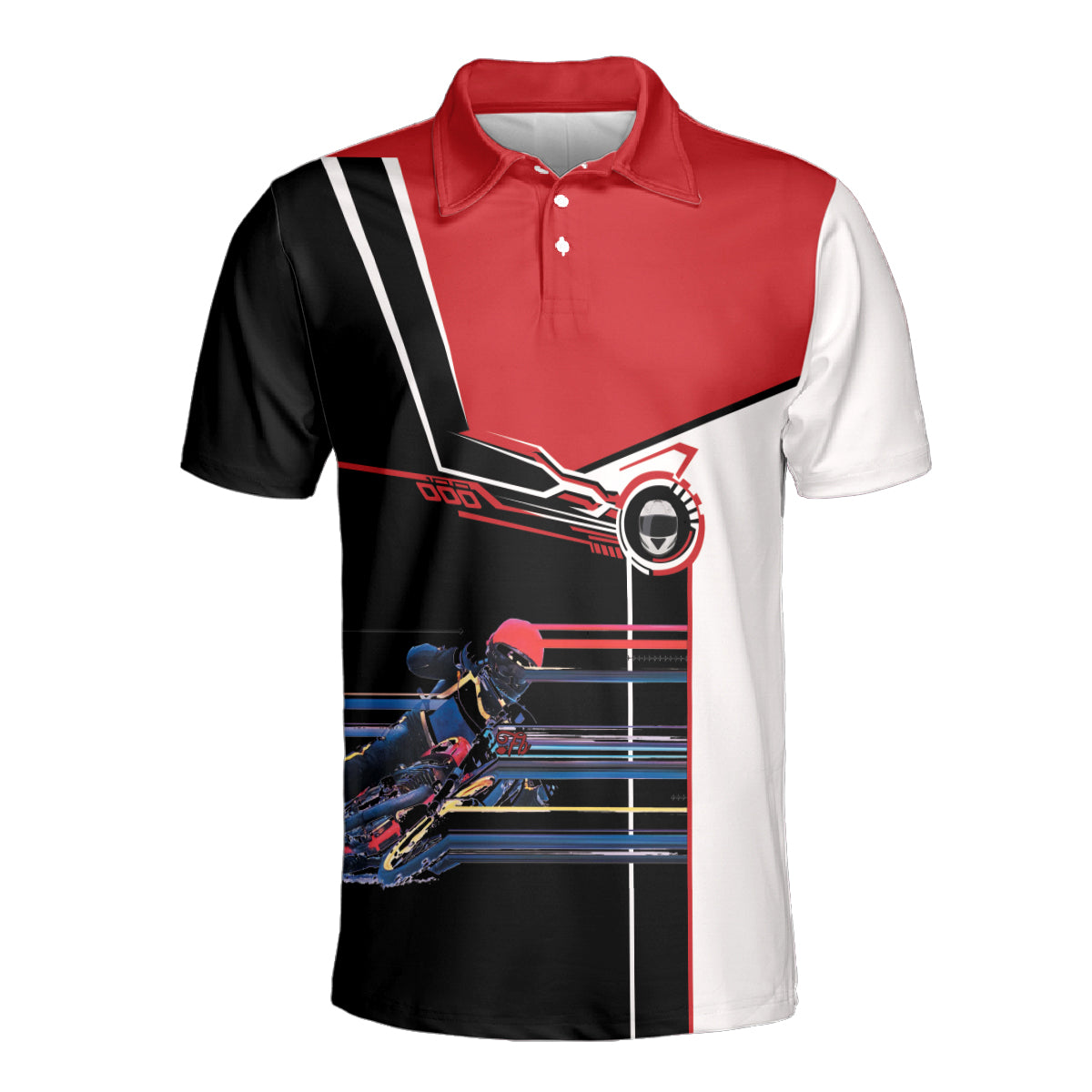 Petthouse | Motorcycle Polo Shirt Motor Racing Mens Polo Shirt Eat Sleep And Speed