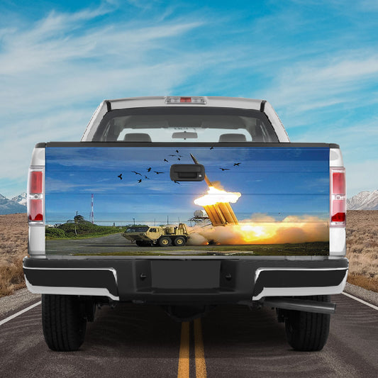 Petthouse | Rocket Tailgate Wrap Decal Tank Sticker Truck Decoration Gift For Family And Friends