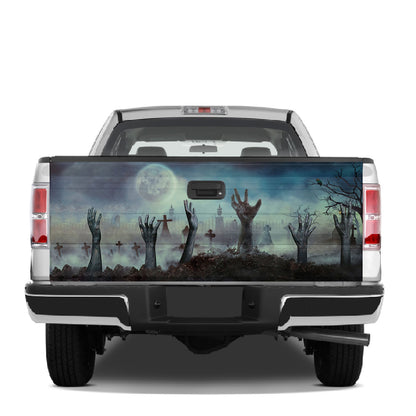 Petthouse | Creepy Hand Tailgate Wrap, Creepy Halloween Tailgate Wrap, \nhalloween Night Tailgate Wrap