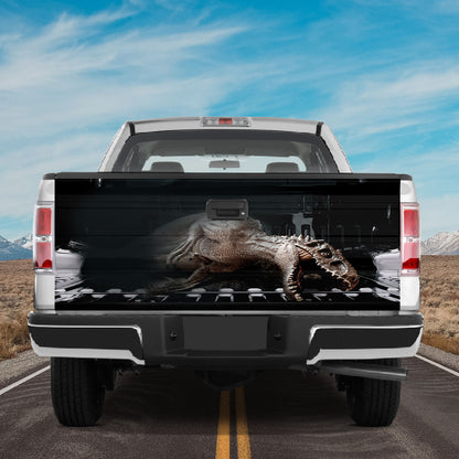 Petthouse | Raptor Dinosaur Tailgate Wrap Jurassic World Tailgate Cover Dinosaur Lover Decal Car Accessories