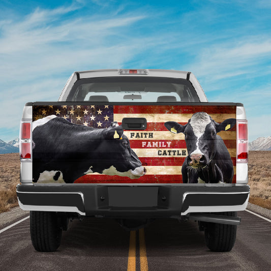 Petthouse | Farm Family Cattle Wrap Couple Dairy Cow Wrap Dairy Cow Cover America Flag Wrap Farm Gift