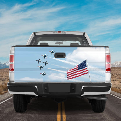 Petthouse | American Air Force Thunderbirds Tailgate Wrap Vinyl Graphic Air Force Veteran Decal Sticker