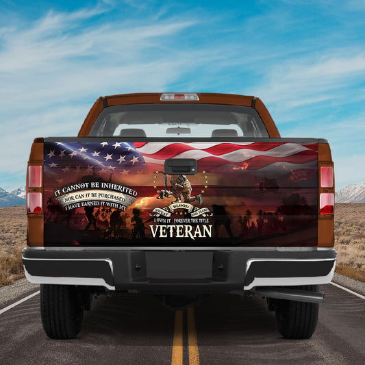 Petthouse | Sweat Blood And Tears American Flag Tailgate Wrap American Veteran Truck Wrap Car Accessories