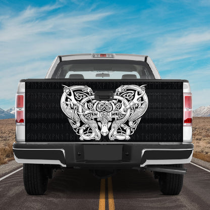 Petthouse | Celtic Deer Tattoo Tailgate Wrap Decal Deer Celtic Sticker Truck Decoration