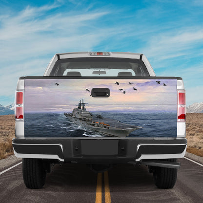 Petthouse | Battleship Ocean Tailgate Wrap Vinyl Graphic Decal Ship Sticker Truck Decoration