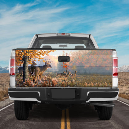 Petthouse | Hunting Forest Deer Doe Buck Tailgate Wrap, Hunter Dad Truck Decor Gift