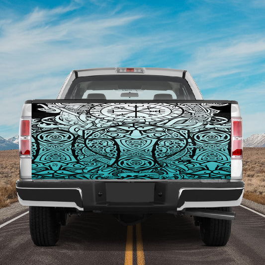 Petthouse | Viking Pattern Tailgate Wrap Scandinavia Tailgate Wrap Viking Style Cover Car Decoration