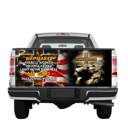 Petthouse | Way Maker Tailgate Wrap My God Tailgate Wrap Lion Jesus Tailgate Wrap Christian Gift