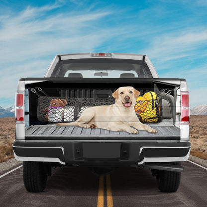 Petthouse | Labrador Retriever Tailgate Wraps For Trucks Storage Cargo Net Print Graphic Wraps Fun Car Decor