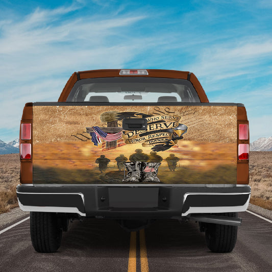 Petthouse | American Veteran We The People Tailgate Wrap For Trucks Tailgate Decals American Patriot