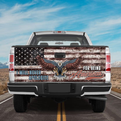 Petthouse | Us Eagle Apologize Tailgate Wrap Decal United State Eagle Tailgate Sticker Truck Decoration