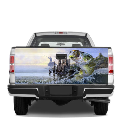 Petthouse | Fishing Tailgate Wrap, Fishing Life Tailgate Wrap, Bass Fishing Tailgate Wrap, Dad Gift