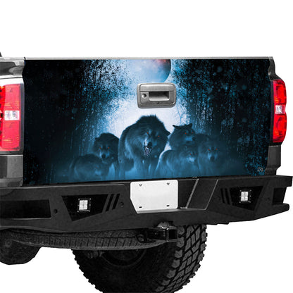 Petthouse | Wolves Evil Wrap Car Tailgate Wrap Honor Wolves Cover Halloween Cover Halloween Decor