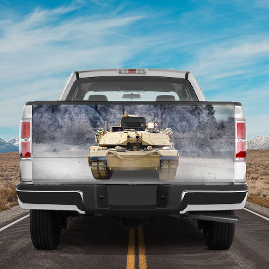 Petthouse | Tank Military Tailgate Wrap Vinyl Graphic Decal Tank Sticker Truck Decoration Gift For Dad