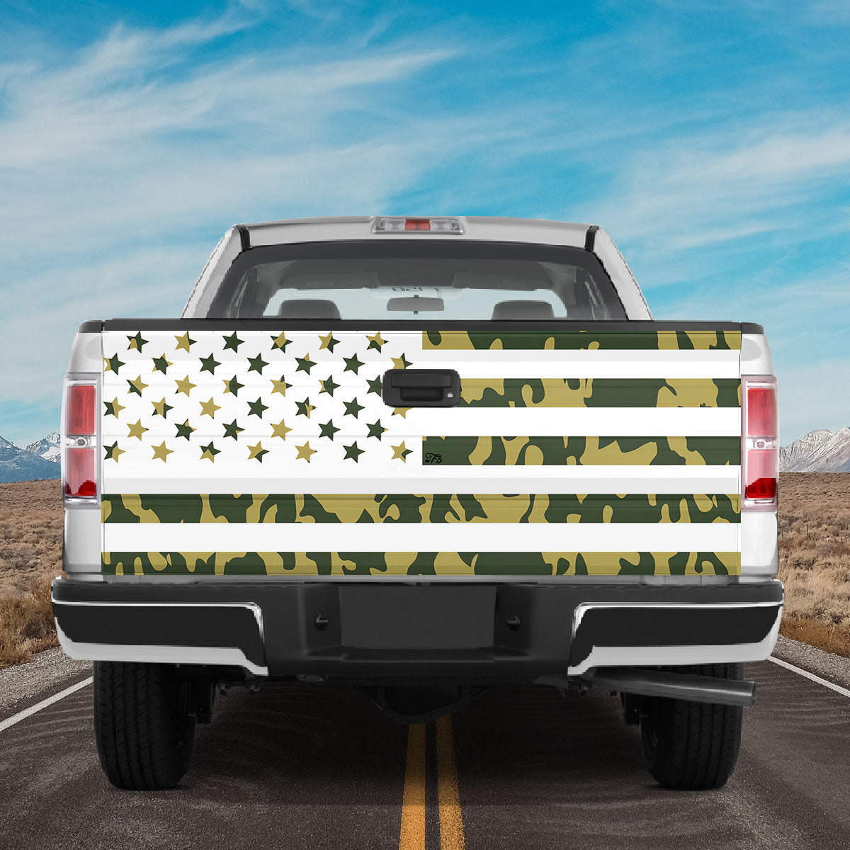 Petthouse | America Flag Tailgate Wrap Camo Pattern Wrap Patriots Wrap Patriots Best Gift Car Decor