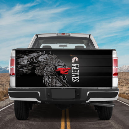 Petthouse | Native American Chief Tailgate Sticker Decal Native American Chief Native Pride