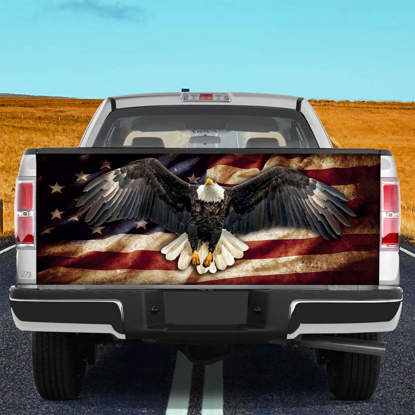 Petthouse | Eagle Birds Lovers Vintage American Tailgate Wrap, Patriotic Day Gift