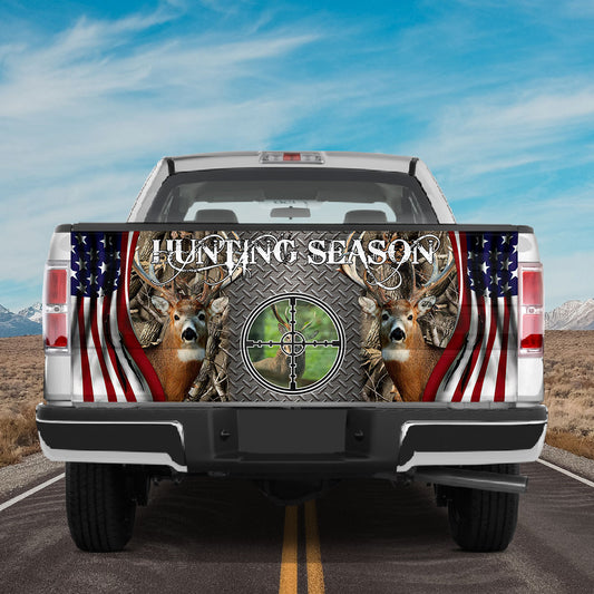 Petthouse | Hunting Season Tailgate Wrap Decal Deer Hunting Deer Hunter Truck Decoration