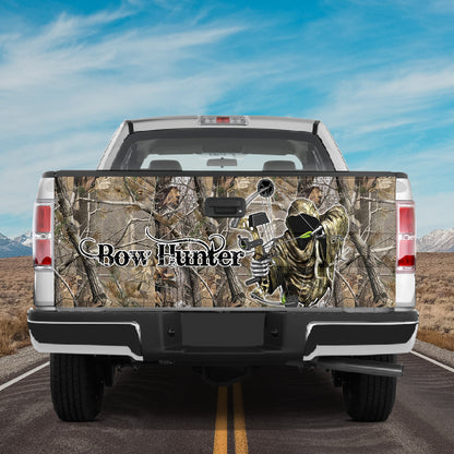 Petthouse | Bow Hunter Tailgate Wrap Waterproof Grim Reaper Hunter Camo Hunting Forest Hunting Lover