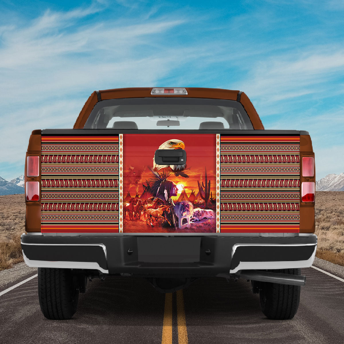 Petthouse | Truck Decals Native American   Truck Tailgate Decal Sticker Wrap Car Rear Window Sticker Native