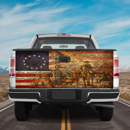 Petthouse | We The People American Flag Pride Independence Day Patriotic Tailgate Wrap