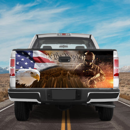 Petthouse | Eagle Veteran American Honor The Title Tailgate Wrap We The People Vinyl Decal