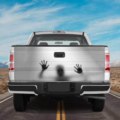 Petthouse | Scary Hand Halloween Tailgate Wrap Vinyl, Horror Murder Truck Vinyl Wrap, Scary  Sticker