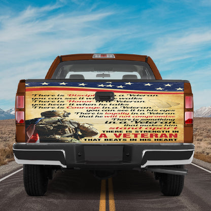 Petthouse | Veteran Truck Tailgate Decals American Honor Veteran Tailgate Decals For Trucks Graphic Wrap