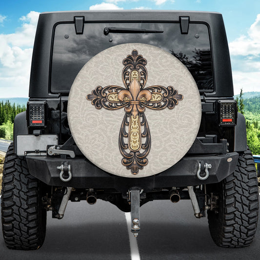 Petthouse | Christian Cross Royal Car Seat Protector Waterproof Car Seat Cover Car Accessories