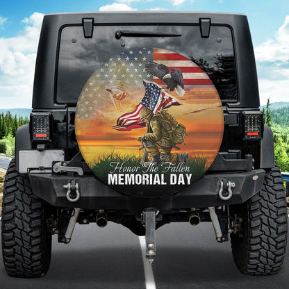 Petthouse | American Veteran Memorial Day Spare Tire Cover Us Eagle Christian Veteran's Day Decoration