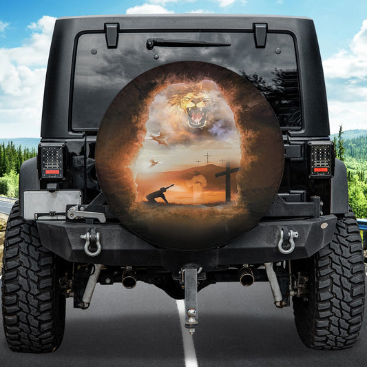 Petthouse | Jesus Spare Tire Cover Religious Car Accessory  Gifts For Christians