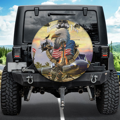 Petthouse | American Veteran Helicopter Spare Tire Cover Veteran's Day Memorial Day Decor Truck Decoration