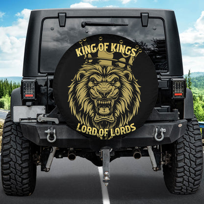 Petthouse | King Lion Spare Tire Cover King Of Kings Lord Of Lords Lion Wild Animals Truck Decoration