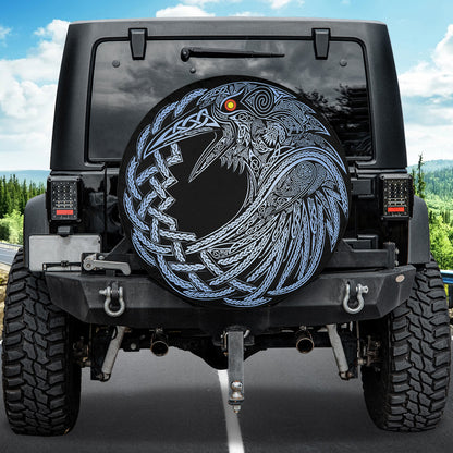 Petthouse | Viking Raven Pattern Spare Tire Cover Scandinavian Pattern Tire Cover Car Decoration