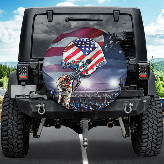 Petthouse | Independence Day Spare Tire Cover New Car Gift Tire Protector American Football Day Spare Wheel Cover